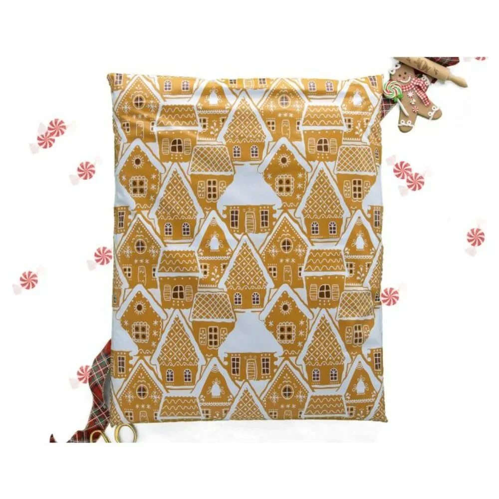 Gingerbread House Polymailers - 19x24, Pack of 25